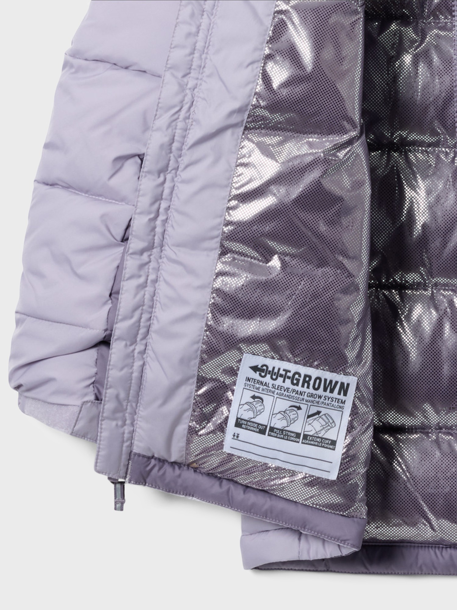 Куртка детская Columbia Pike Lake™ II Hooded Jacket сиреневая 2050351-551 изображение 4