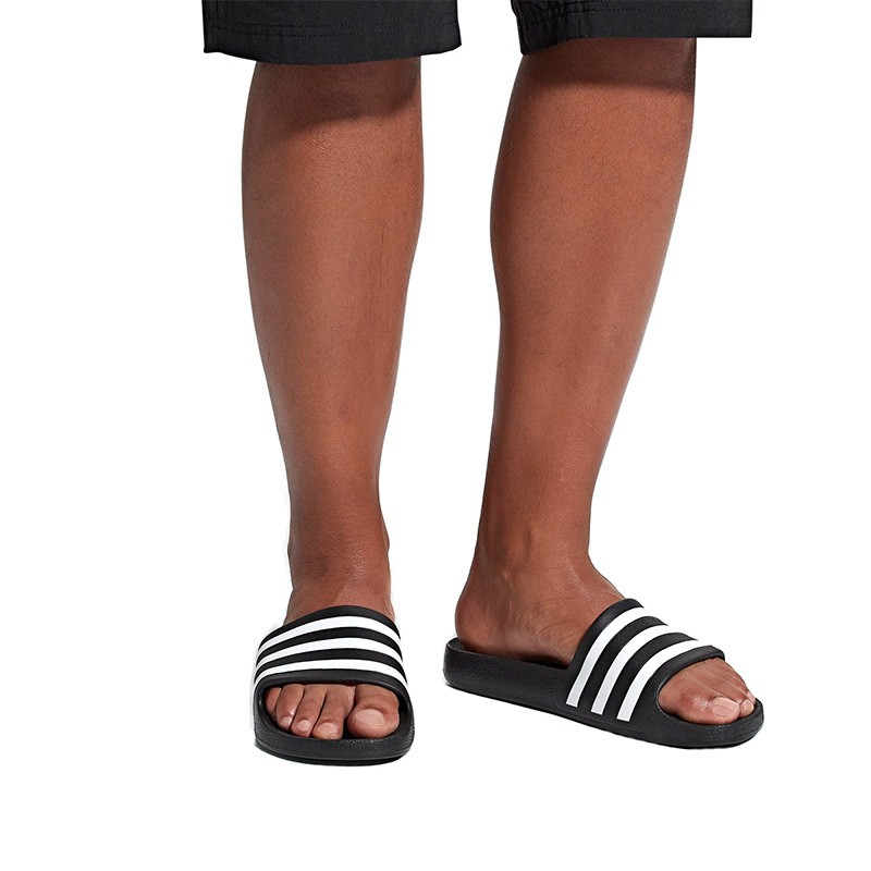 Шльопанці чоловічі Adidas Adilette Aqua чорні F35543 — фото 4