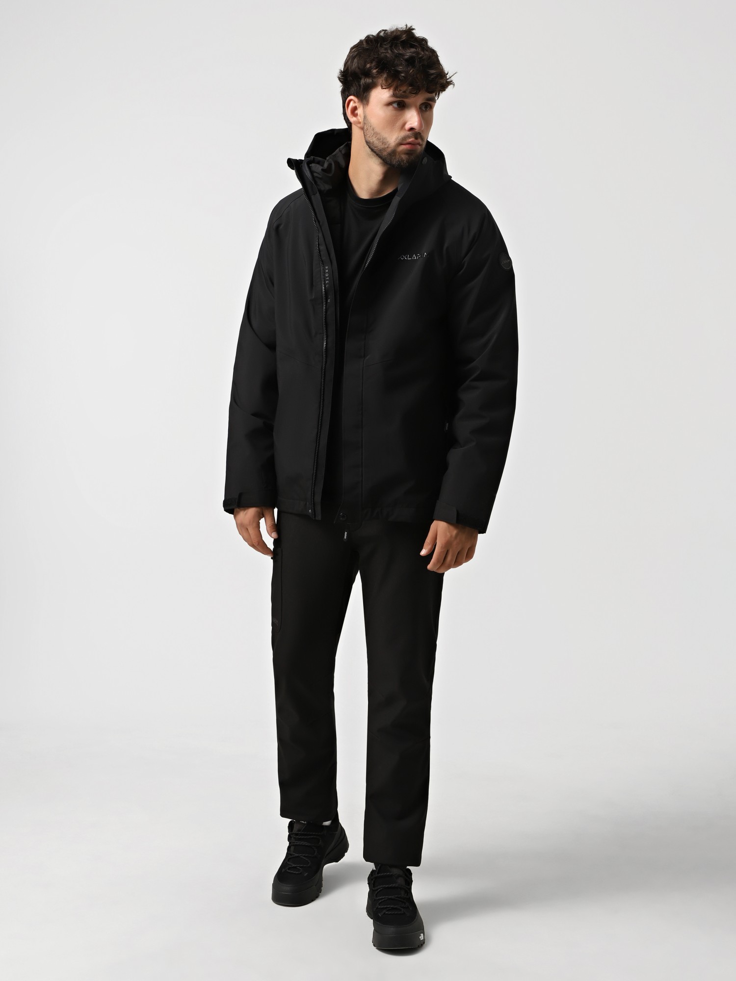 Куртка 3 в 1 мужская Larum Borealis черная 432502-010 изображение 6