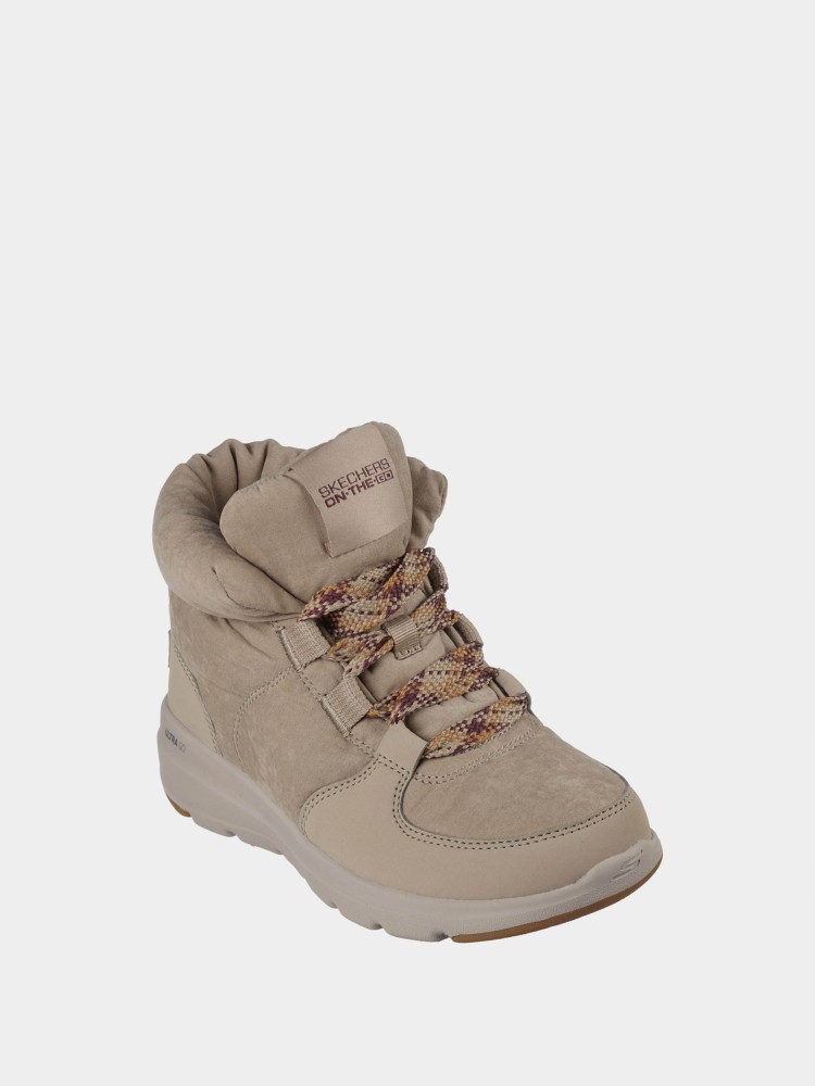 Ботинки женские Skechers On-the-GO Glacial Ultra - Trend Up бежевые 144194 TAN изображение 4
