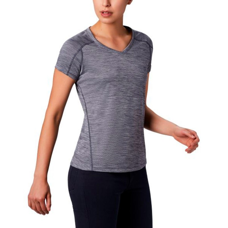 Футболка жіноча Columbia Zero Rules ™ Short Sleeve Shirt темно-синя 1533571-466 — фото 1