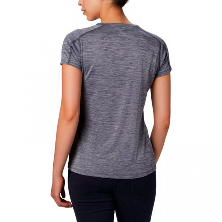 Футболка женская Columbia Zero Rules ™ Short Sleeve Shirt темно-синяя 1533571-466 изображение 2