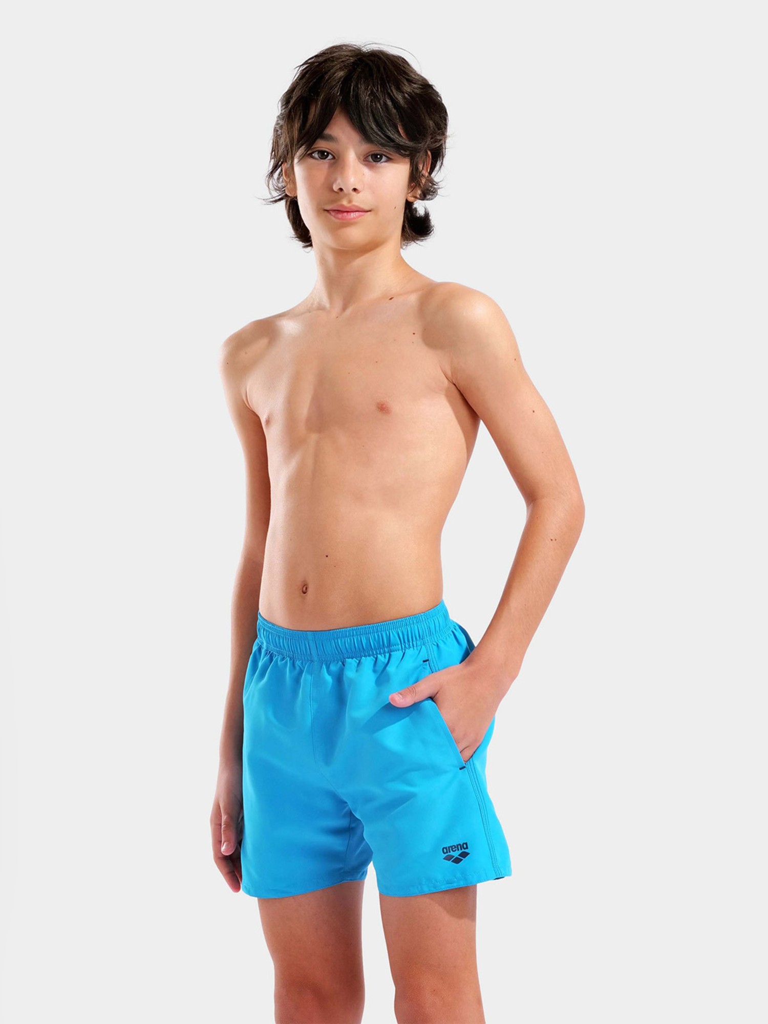 Шорты детские Arena BEACH BOXER SOLID R синие 006447-872 изображение 2
