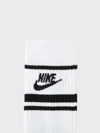 Шкарпетки Nike U NK NSW EVERYDAY ESSENTIAL CREW 3PR - 144 STRIPES білі DX5089-103 изображение 5