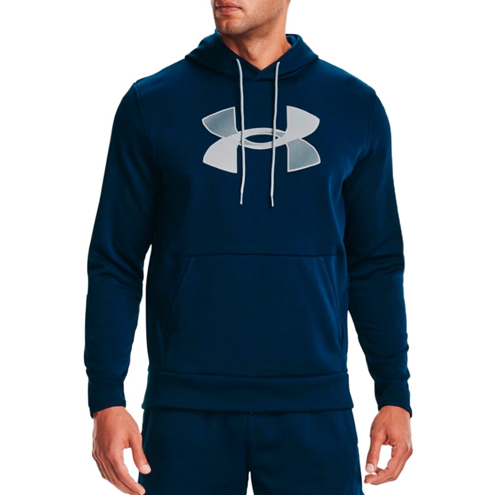 Чоловіча толстовка Under Armour Ua Armour Fleece Big Logo Hd синя 1357085-408 — фото 1