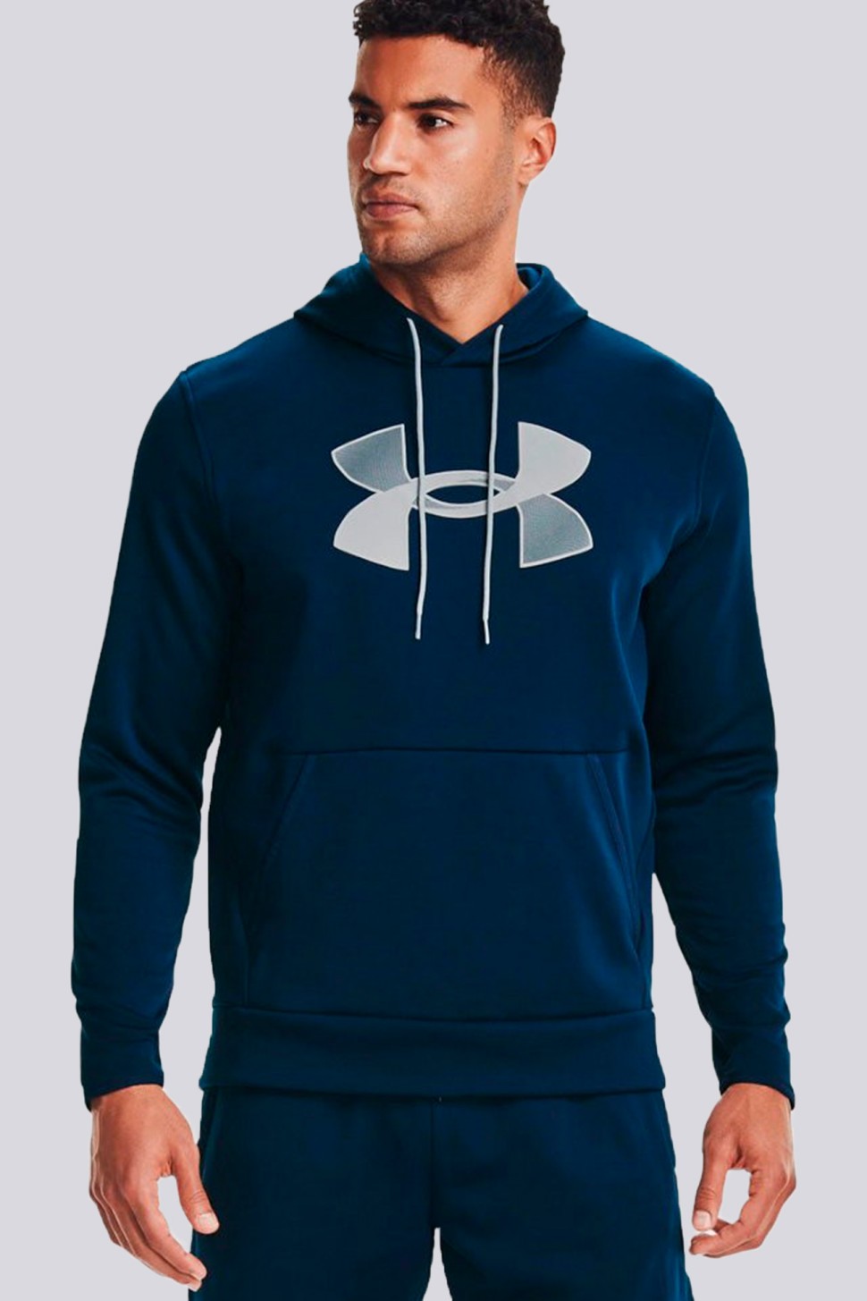 Чоловіча толстовка Under Armour Ua Armour Fleece Big Logo Hd синя 1357085-408 — фото 2