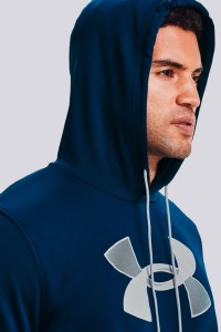 Чоловіча толстовка Under Armour Ua Armour Fleece Big Logo Hd синя 1357085-408 изображение 3