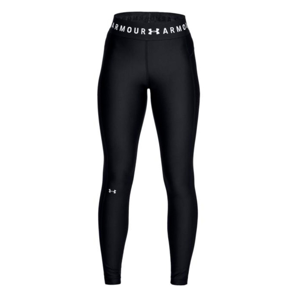 Легінси жіночі Under Armour Ua Hg Armour Legging Branded Wb чорні 1333235-001 — фото 1