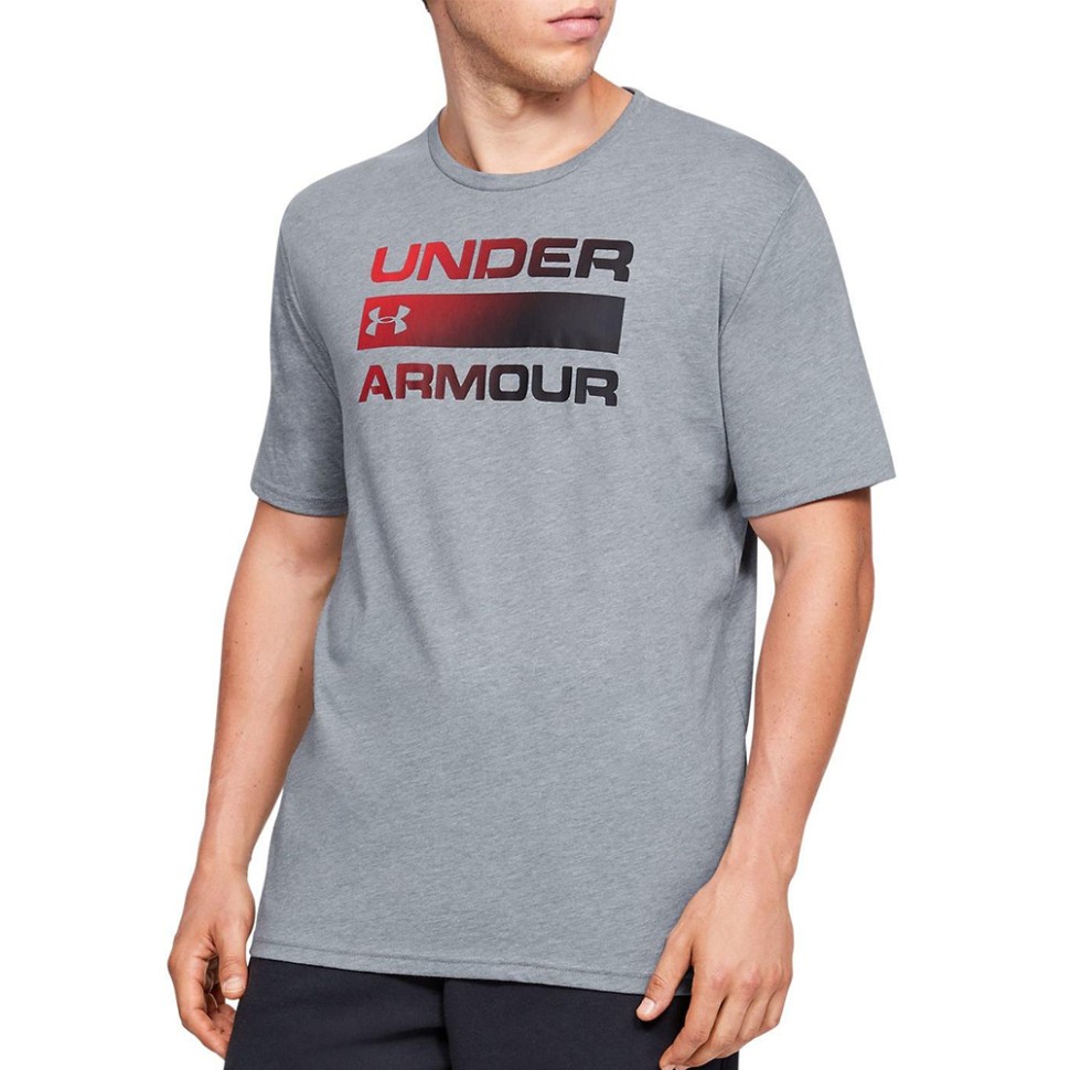 Футболка мужская Under Armour Ua Team Issue Wordmark Ss Academy / / Graphite темно-серая 1329582-037 — Sport City Футболка мужская Under Armour Ua Team Issue Wordmark Ss Academy / / Graphite темно-серая 1329582-037