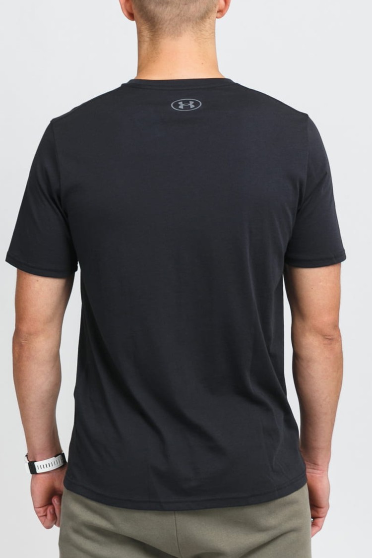Футболка чоловіча Under Armour UA SPORTSTYLE LC SS чорна 1326799-001 изображение 3