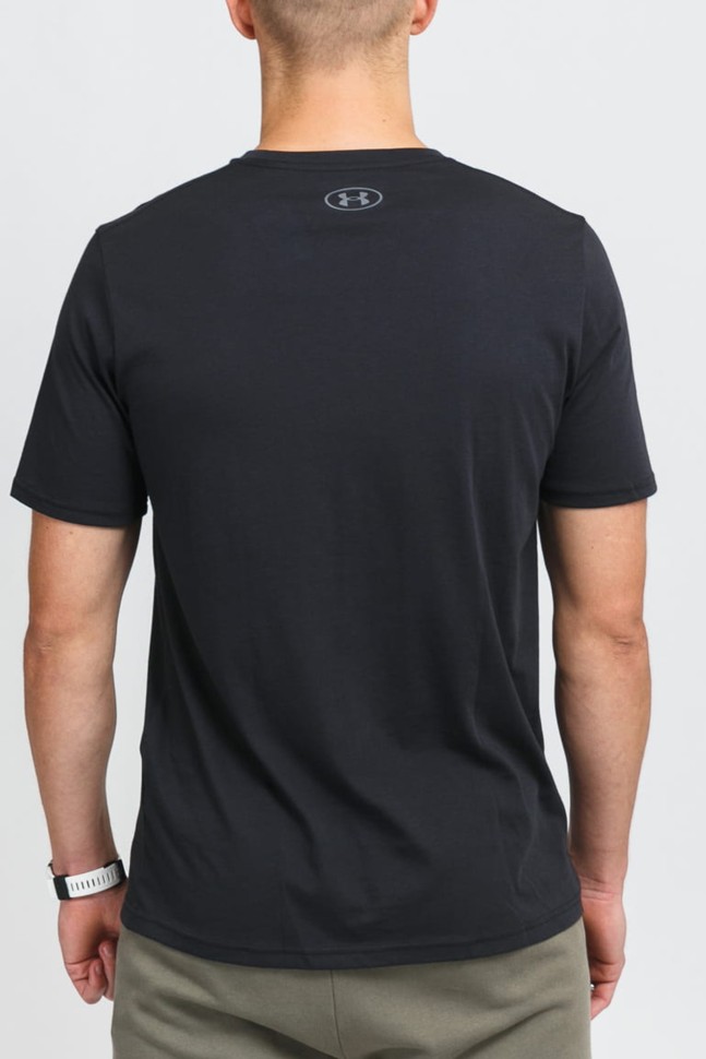 Футболка чоловіча Under Armour UA SPORTSTYLE LC SS чорна 1326799-001 изображение 3