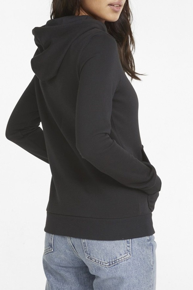 Толстовка женская Puma ESS+ Embroidery Hoodie черная 84833201 изображение 4