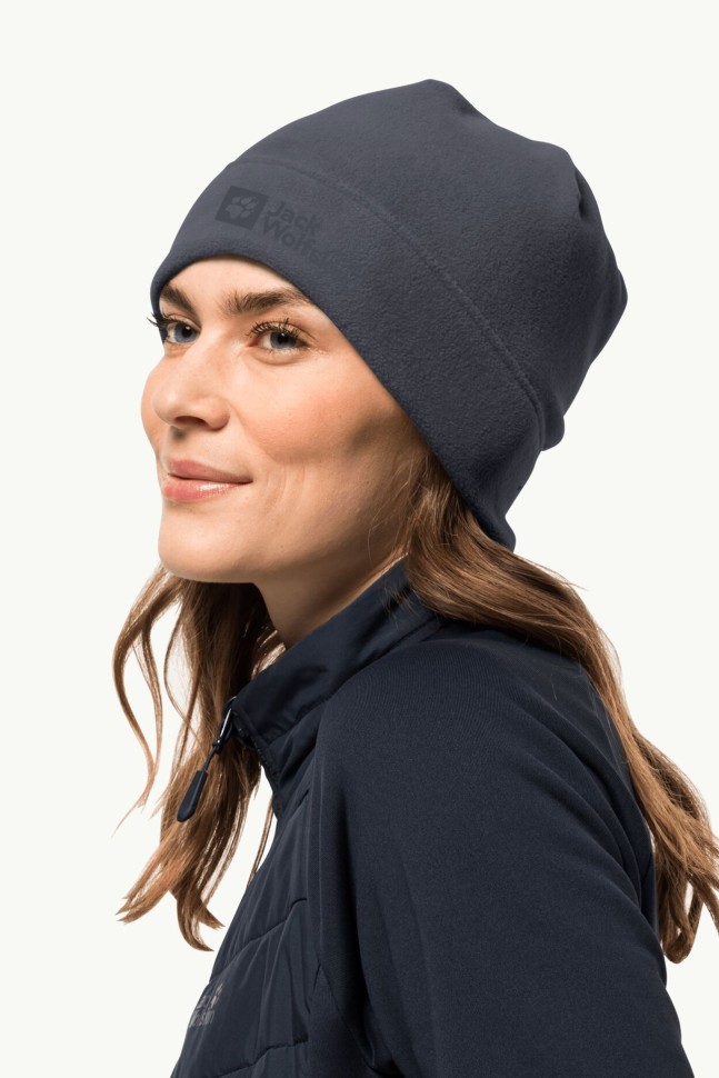 Шапка унісекс Jack Wolfskin REAL STUFF BEANIE темно-сіра 1909852-6230 изображение 2