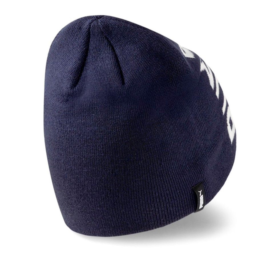 Шапка Puma Ess Classic Cuffless Beanie синя 2343302 — фото 2