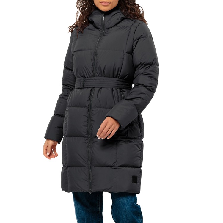 Куртка женская Jack Wolfskin FROZEN LAKE COAT W черная 1206132-6000