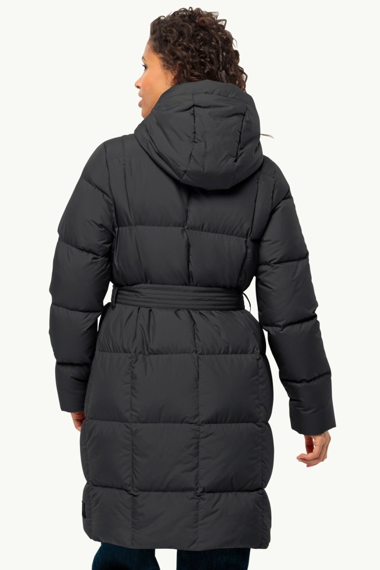 Куртка жіноча Jack Wolfskin FROZEN LAKE COAT W чорна 1206132-6000 изображение 3