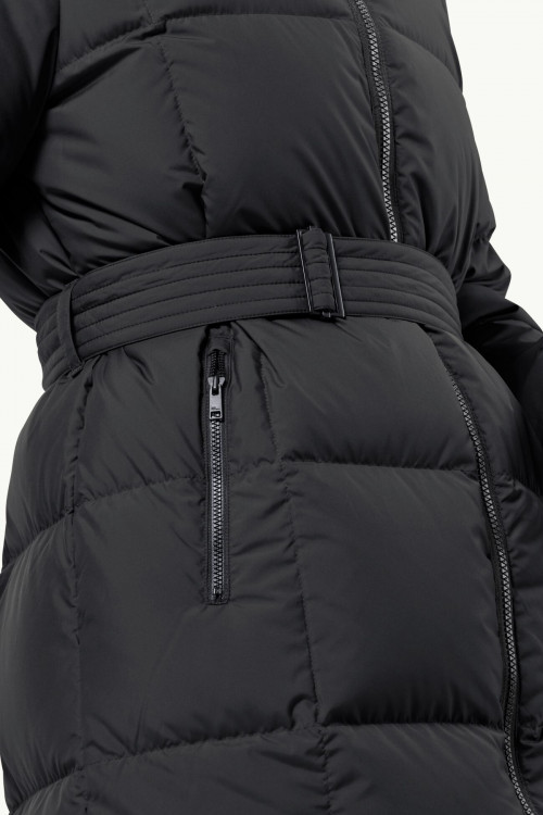 Куртка женская Jack Wolfskin FROZEN LAKE COAT W черная 1206132-6000 изображение 5