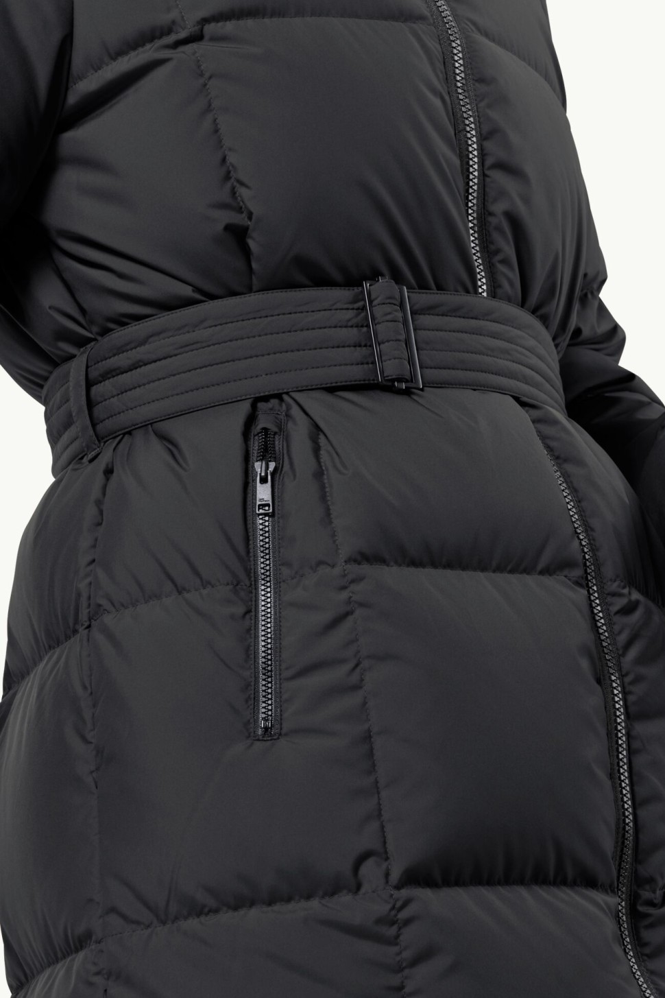 Куртка жіноча Jack Wolfskin FROZEN LAKE COAT W чорна 1206132-6000 — фото 5