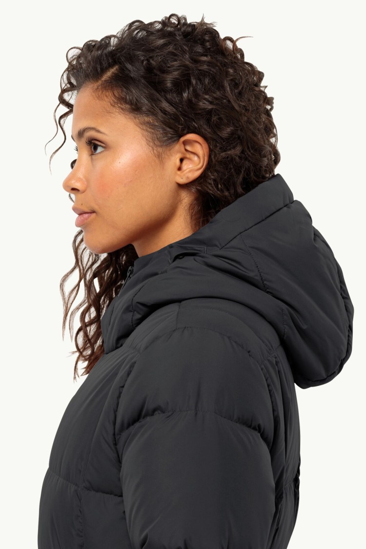 Куртка жіноча Jack Wolfskin FROZEN LAKE COAT W чорна 1206132-6000 изображение 6