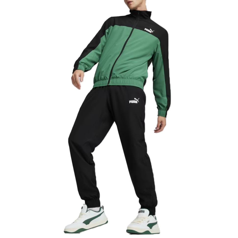 Костюм чоловічий Puma Woven Tracksuit зелений 67888786 — фото 1
