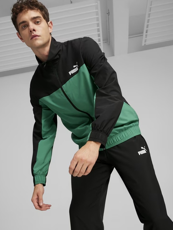 Костюм мужской Puma Woven Tracksuit зеленый 67888786 изображение 3