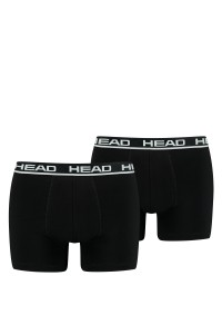 Трусы мужские HEAD BASIC BOXER 2P черные 701202741005 изображение 2