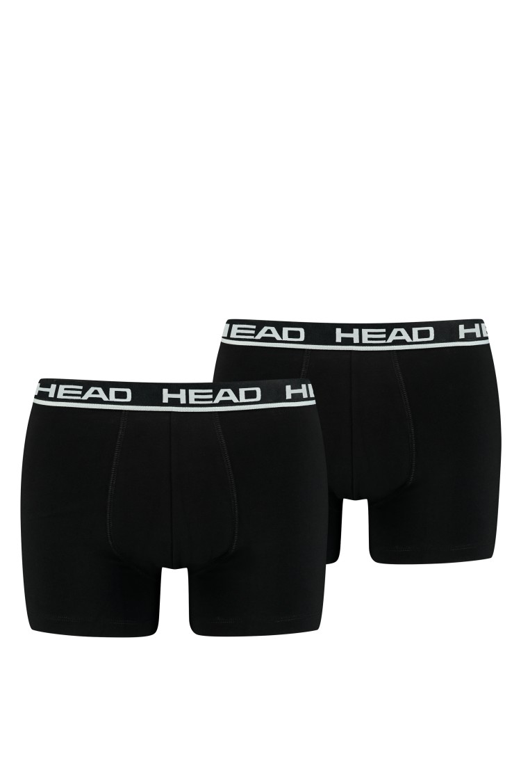 Трусы мужские HEAD BASIC BOXER 2P черные 701202741005 изображение 2