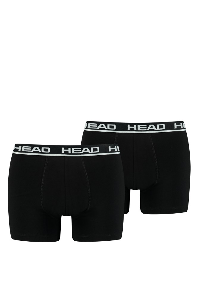 Трусы мужские HEAD BASIC BOXER 2P черные 701202741005 изображение 2