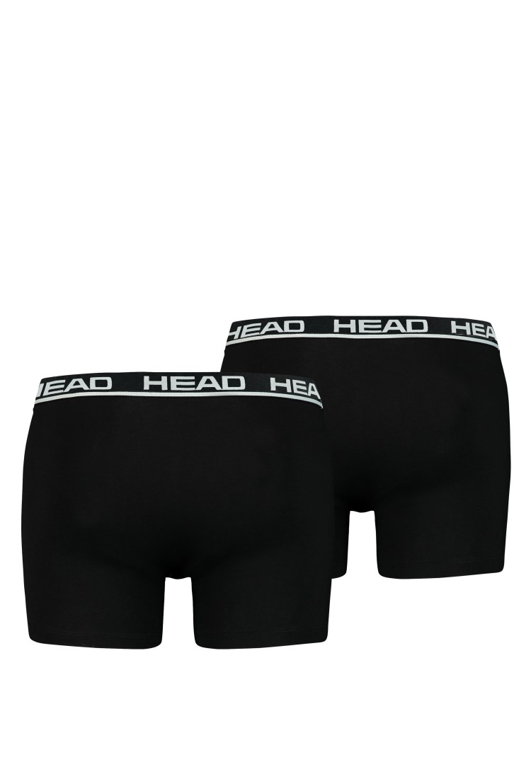 Трусы мужские HEAD BASIC BOXER 2P черные 701202741005 изображение 3