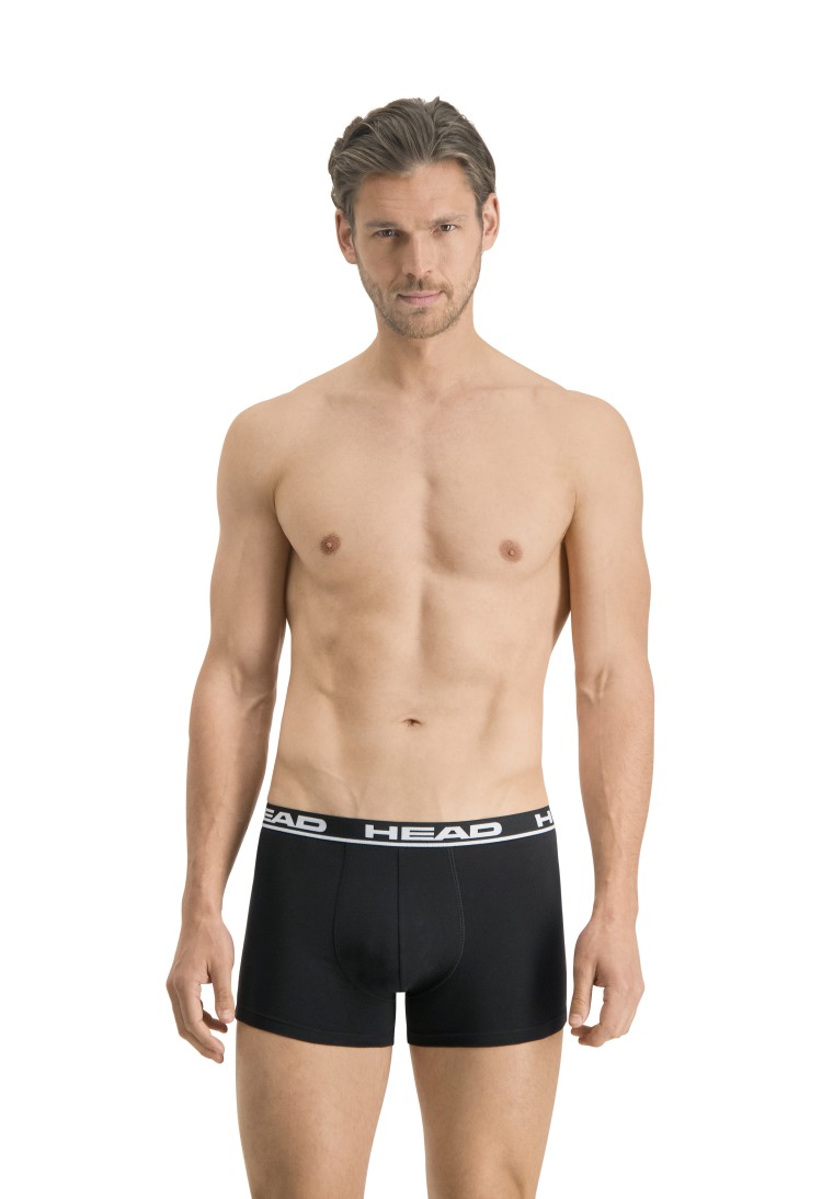 Трусы мужские HEAD BASIC BOXER 2P черные 701202741005 изображение 4