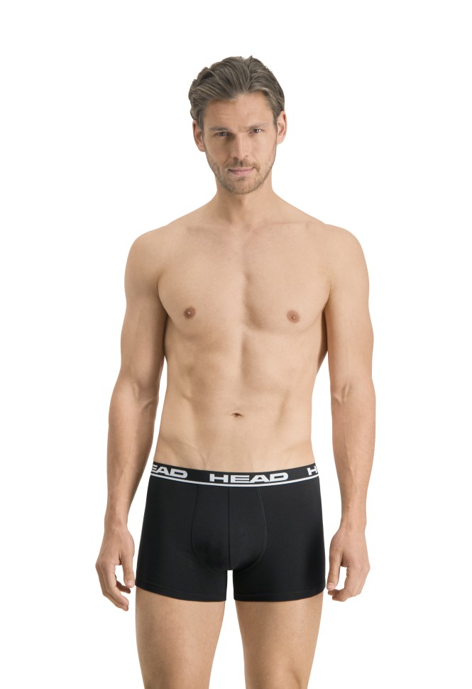 Трусы мужские HEAD BASIC BOXER 2P черные 701202741005 изображение 4