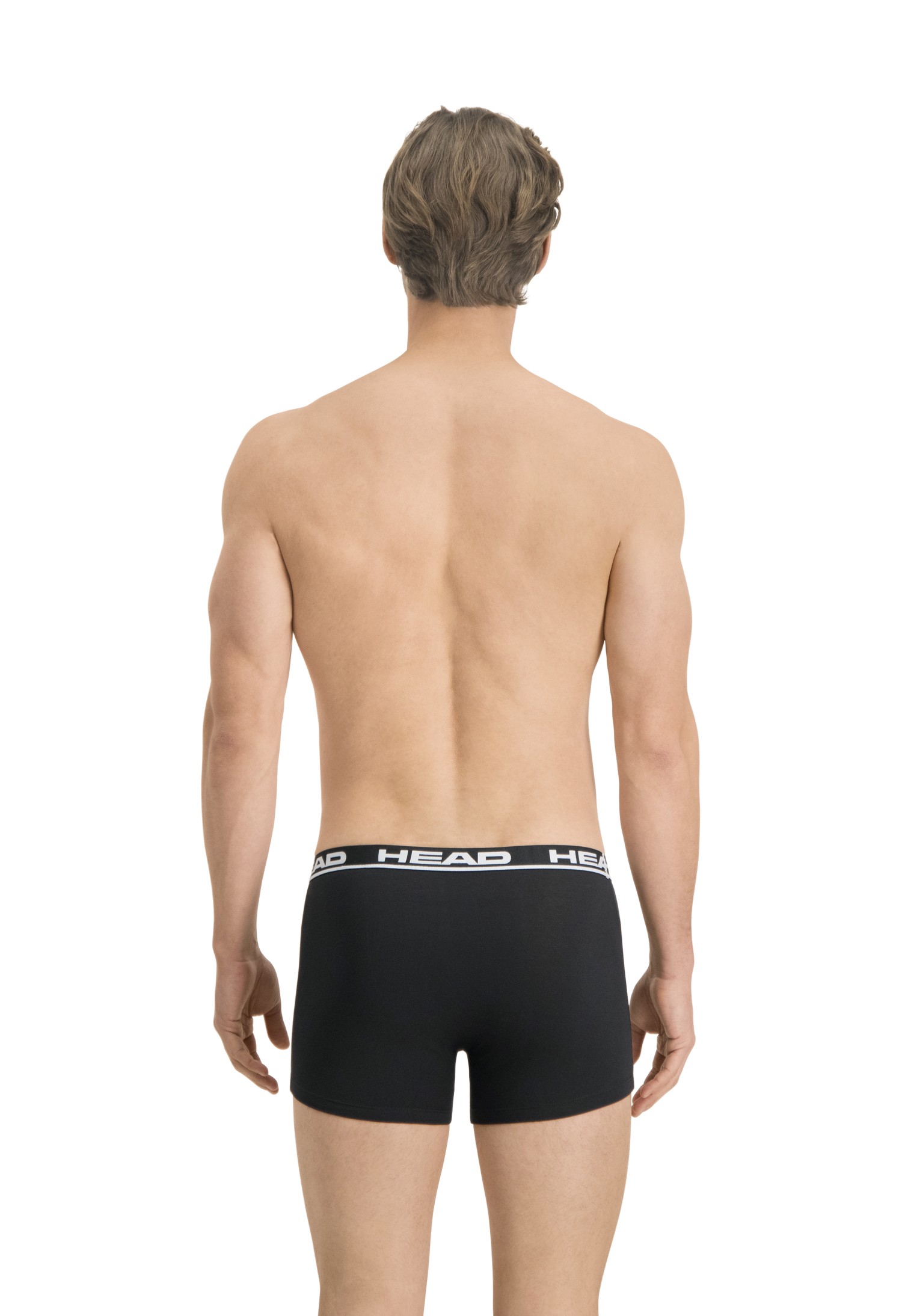 Боксери чоловічі HEAD BASIC BOXER 2P чорні 701202741005 изображение 5