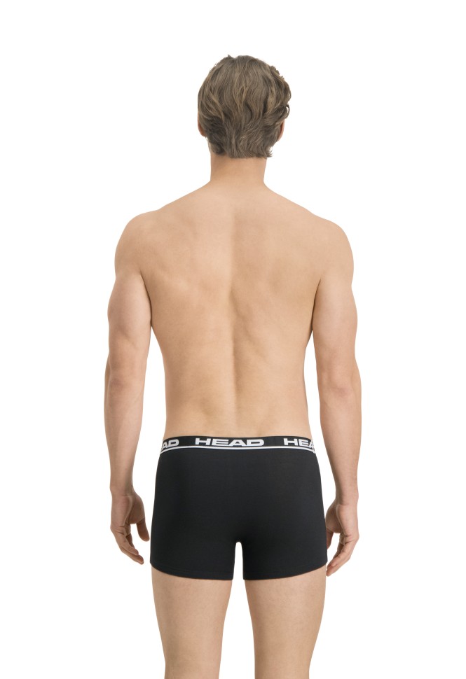 Трусы мужские HEAD BASIC BOXER 2P черные 701202741005 изображение 5