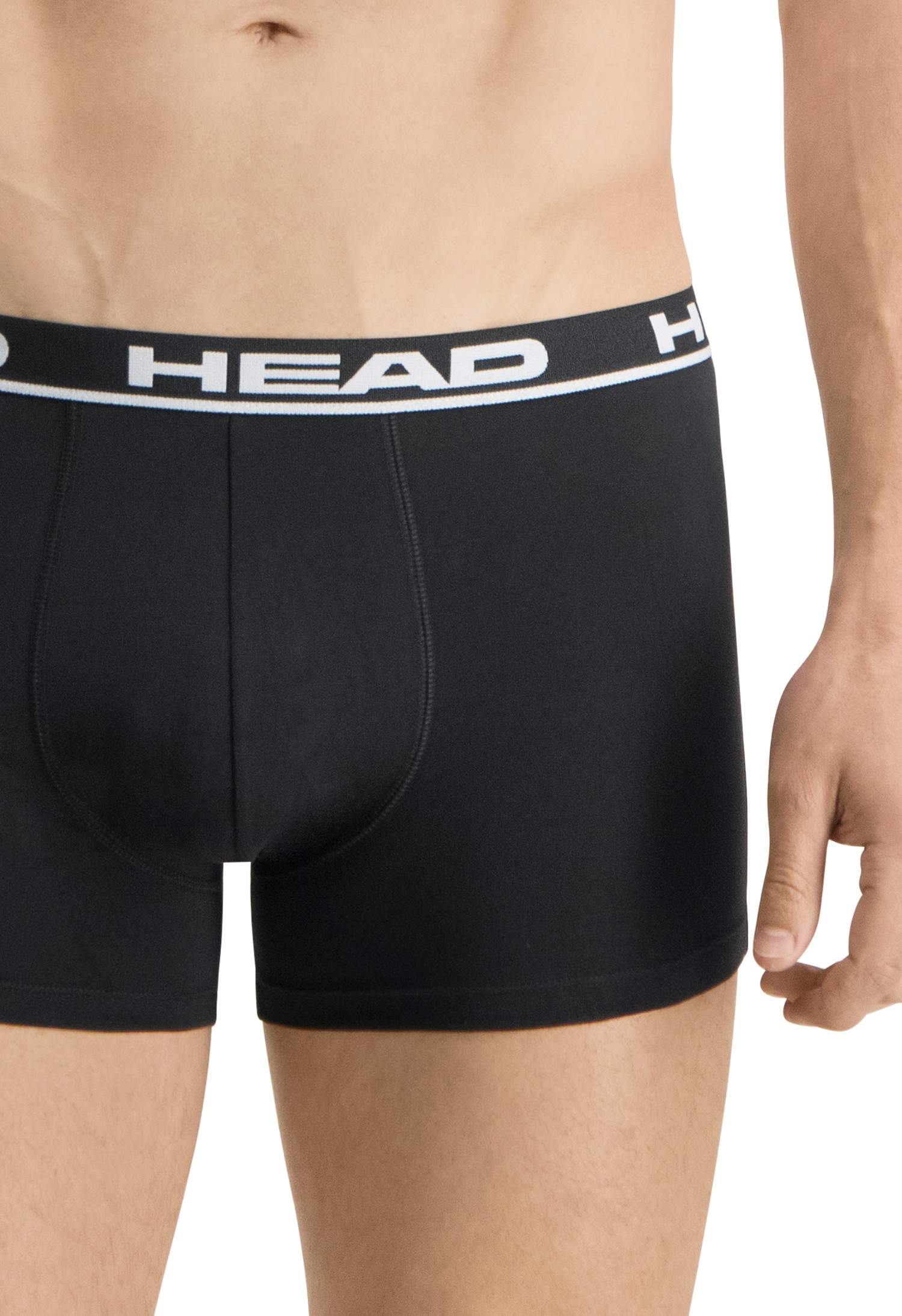 Боксери чоловічі HEAD BASIC BOXER 2P чорні 701202741005 изображение 6