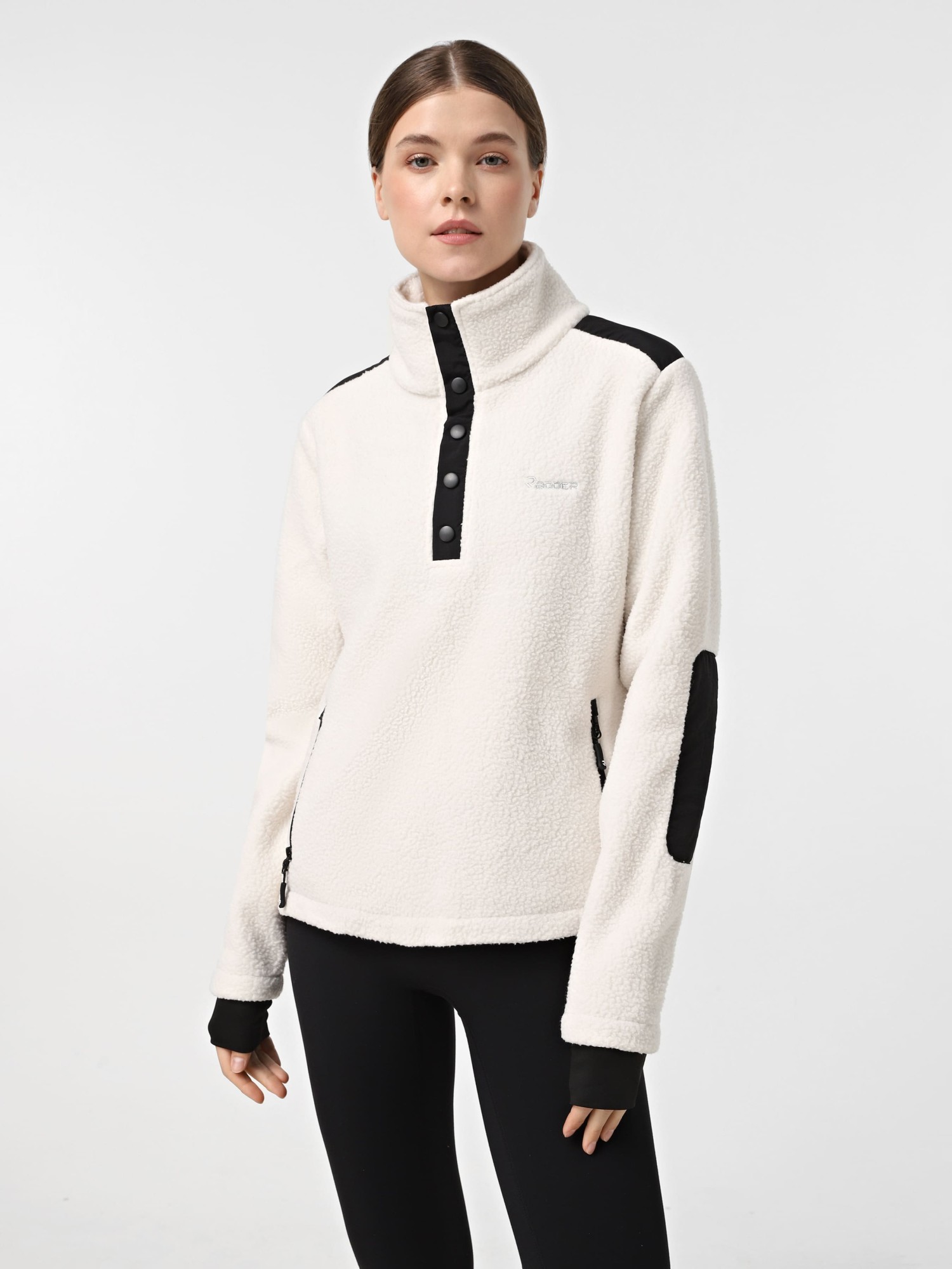 Толстовка жіноча Radder Velpora біла 782512-100 изображение 2