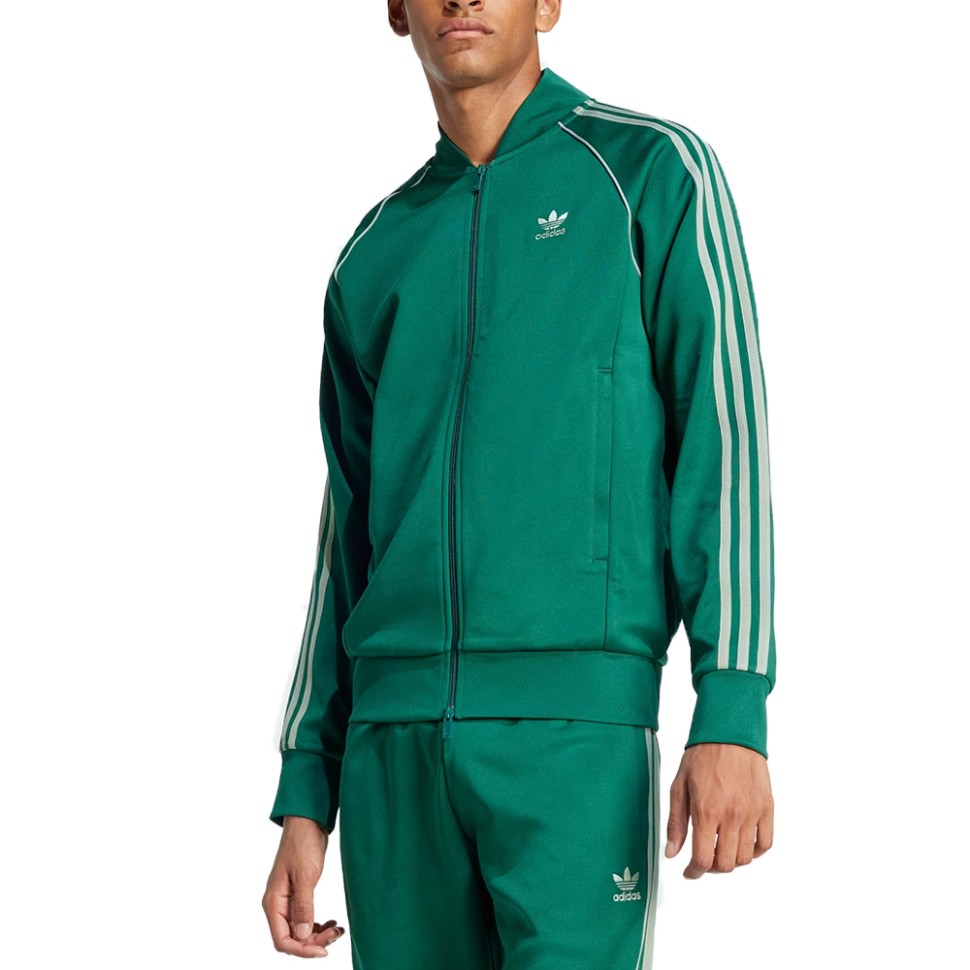 Толстовка чоловіча Adidas SST TT зелена JC9922 изображение 1