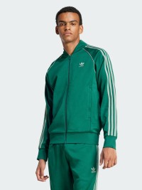 Толстовка чоловіча Adidas SST TT зелена JC9922 изображение 2