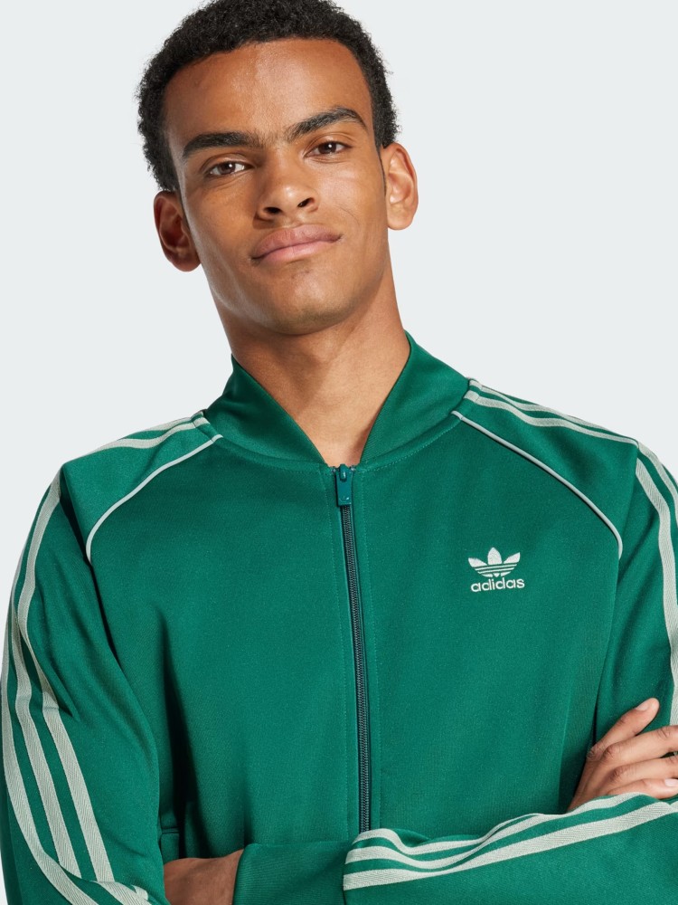 Толстовка чоловіча Adidas SST TT зелена JC9922 изображение 5