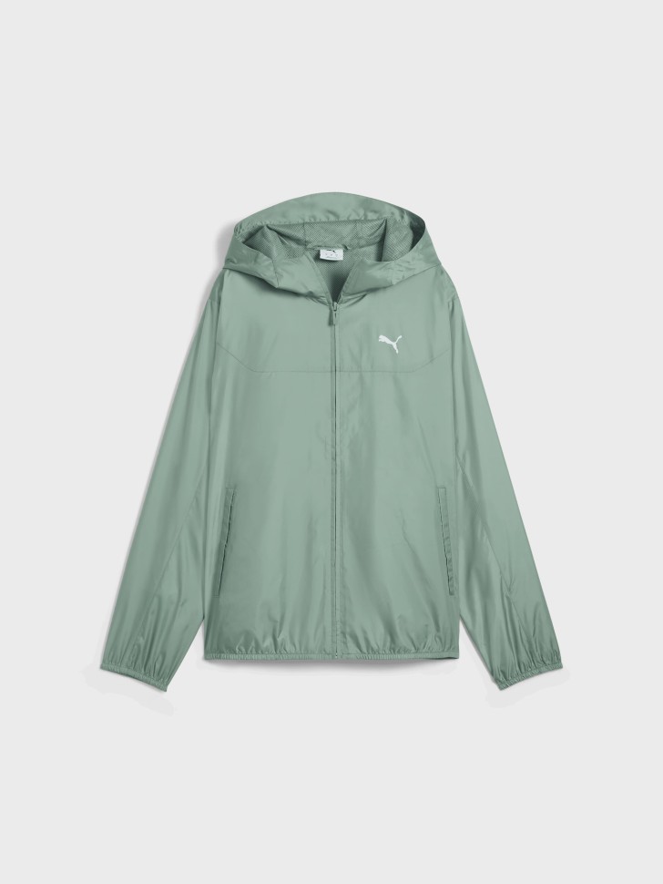 Вітрівка жіноча Puma Ess Regular Windbreaker зелена 68513330 изображение 2