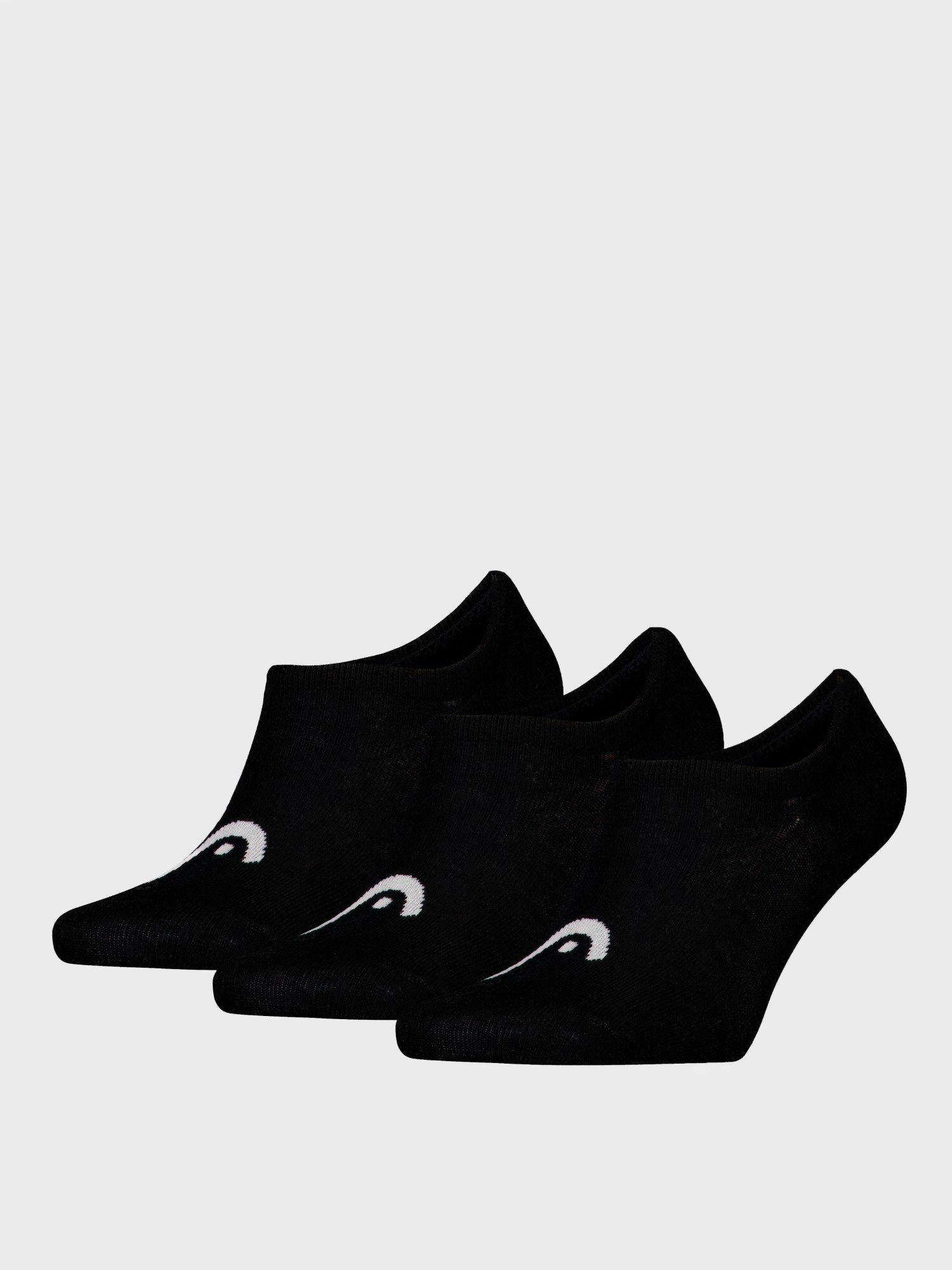 Носки унисекс HEAD ALL SPORTS TRAINING FOOTIE 3P черные 701229019001 изображение 2