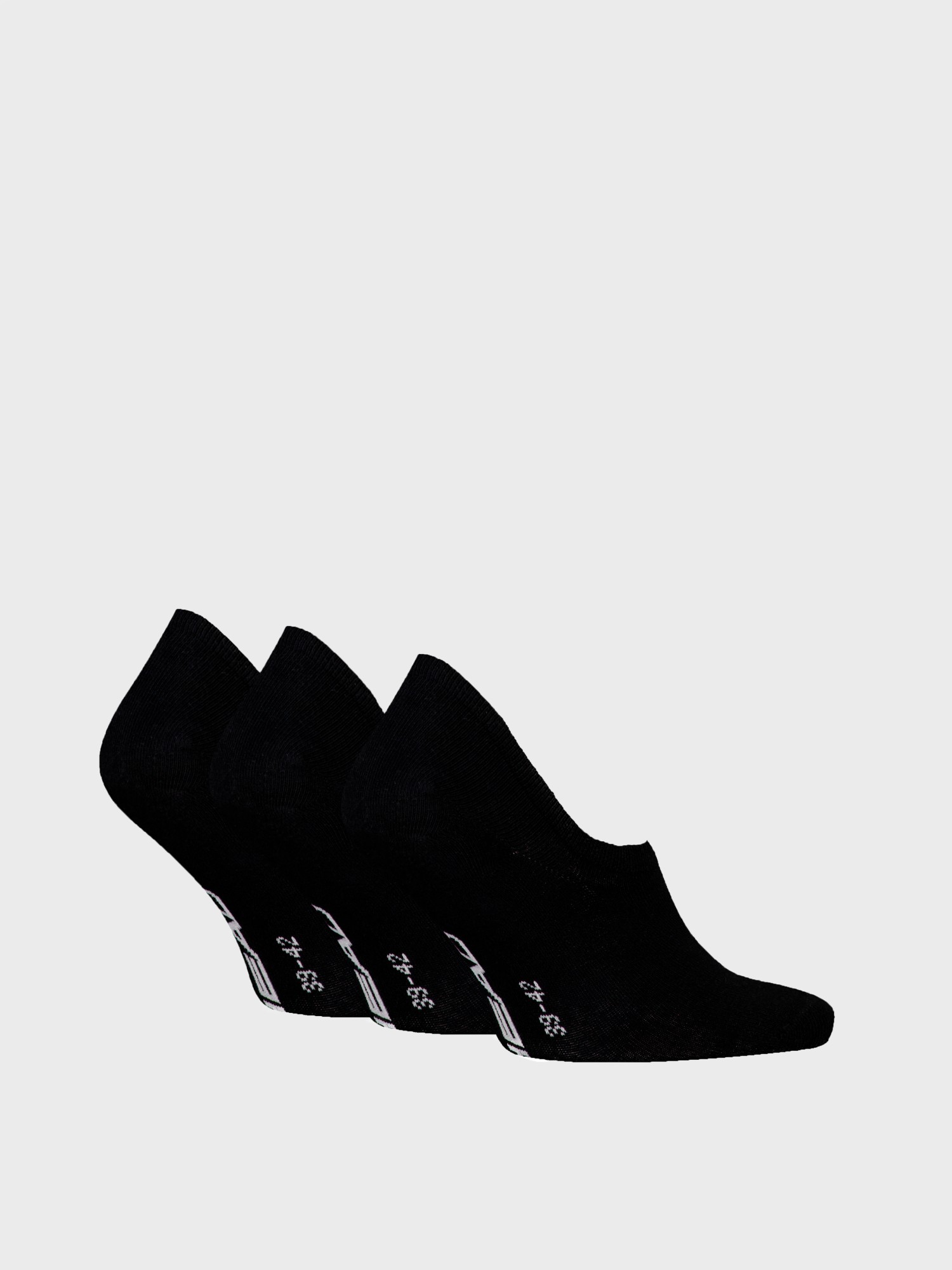 Носки унисекс HEAD ALL SPORTS TRAINING FOOTIE 3P черные 701229019001 изображение 3