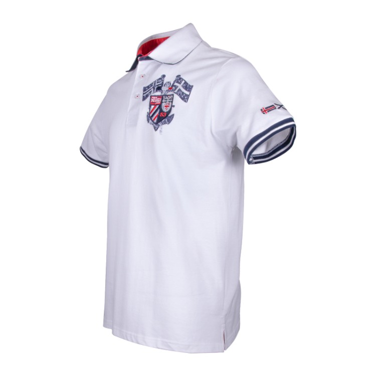 Футболка чоловіча Geographical Norway біла SQ259-100 изображение 1