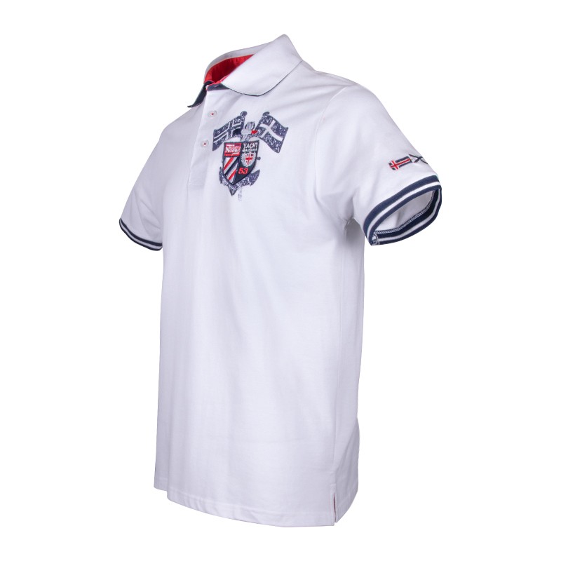Футболка чоловіча Geographical Norway біла SQ259-100 изображение 1