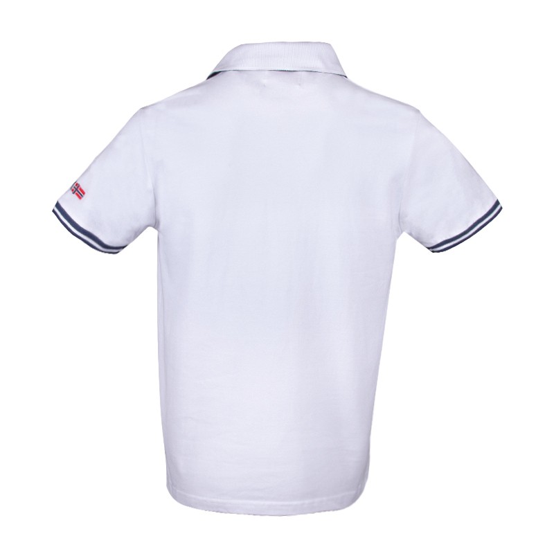 Футболка чоловіча Geographical Norway біла SQ259-100 изображение 3