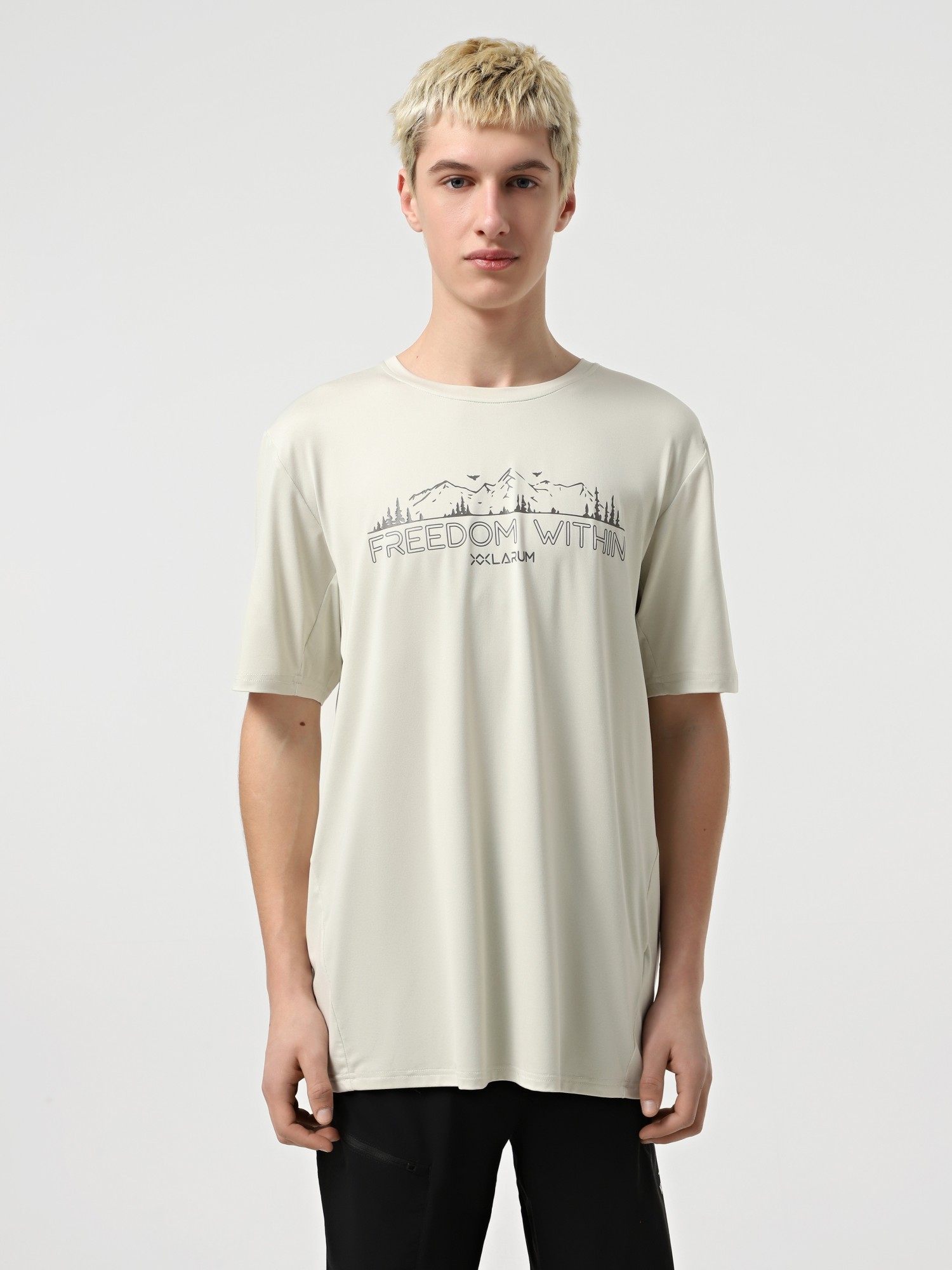 Футболка чоловіча Larum Dylan сіра 942501-011 изображение 2