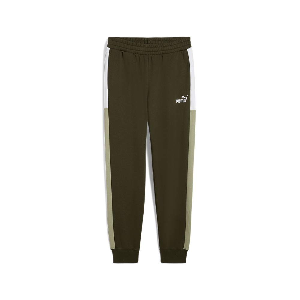 Брюки мужские Puma ESS BLOCK Sweatpants FL хаки 68468882
