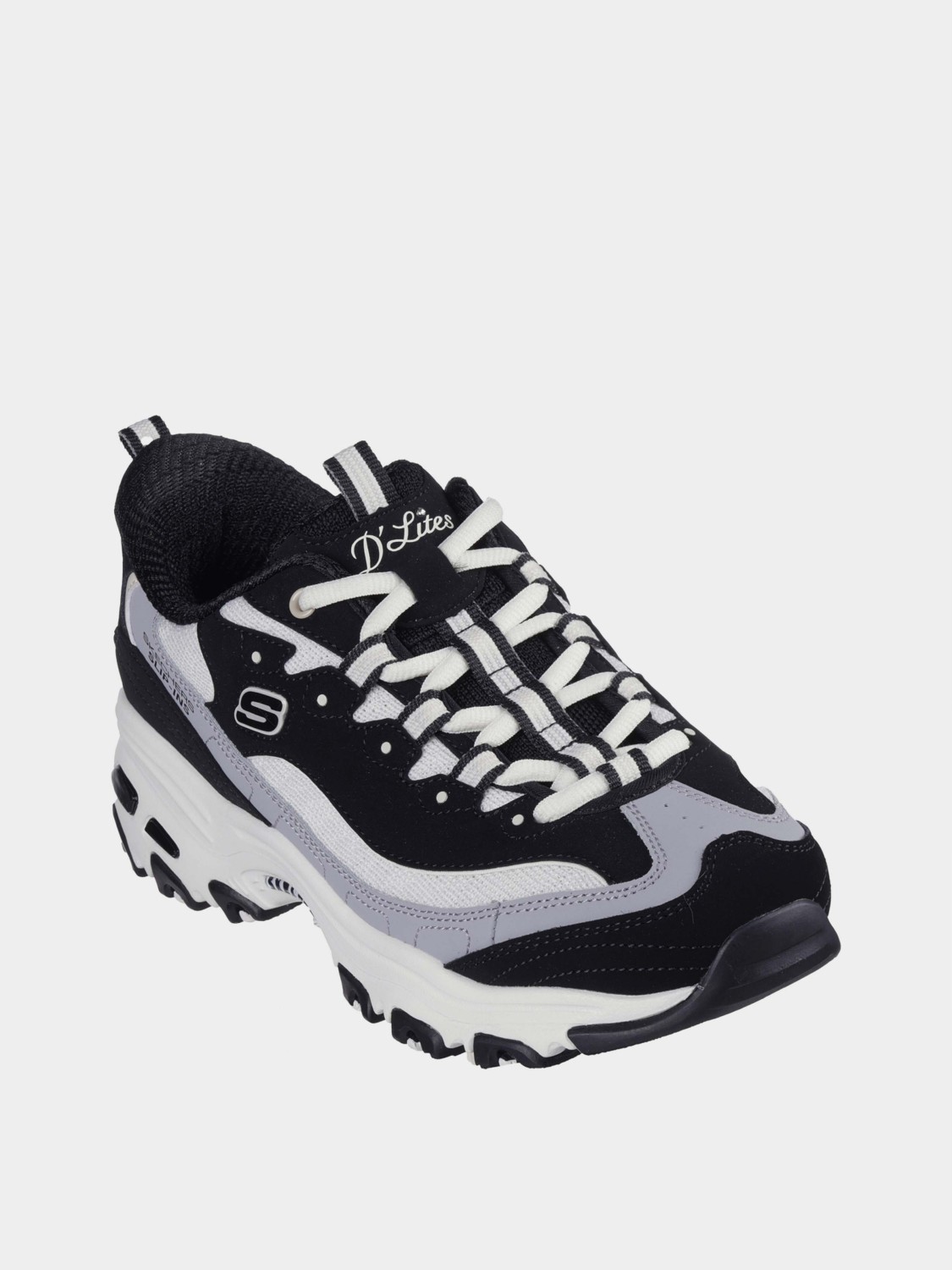 Кросівки жіночі Skechers D'Lites-Smooth Nostalgia чорні 150537 BKNT изображение 4