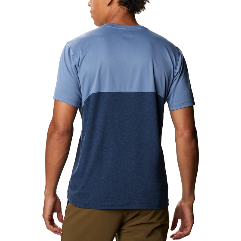 Футболка чоловіча Columbia Zero Ice Cirro-Cool ™ SS Shirt синя 1931291-449 — фото 2 — Sport City Футболка чоловіча Columbia Zero Ice Cirro-Cool ™ SS Shirt синя 1931291-449 — фото 2