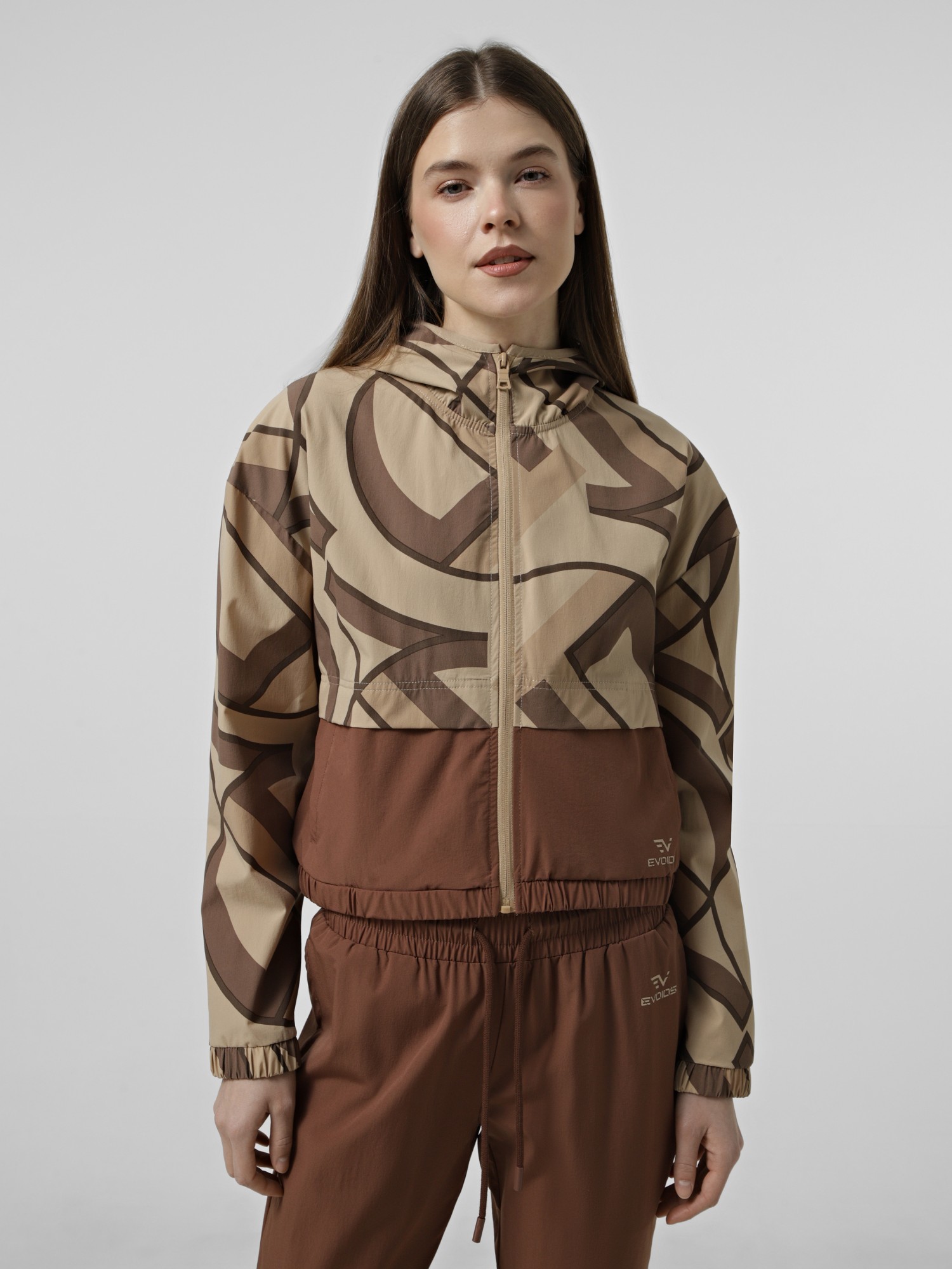 Вітрівка жіноча Evoids Mallory бежева 552338-125 изображение 2