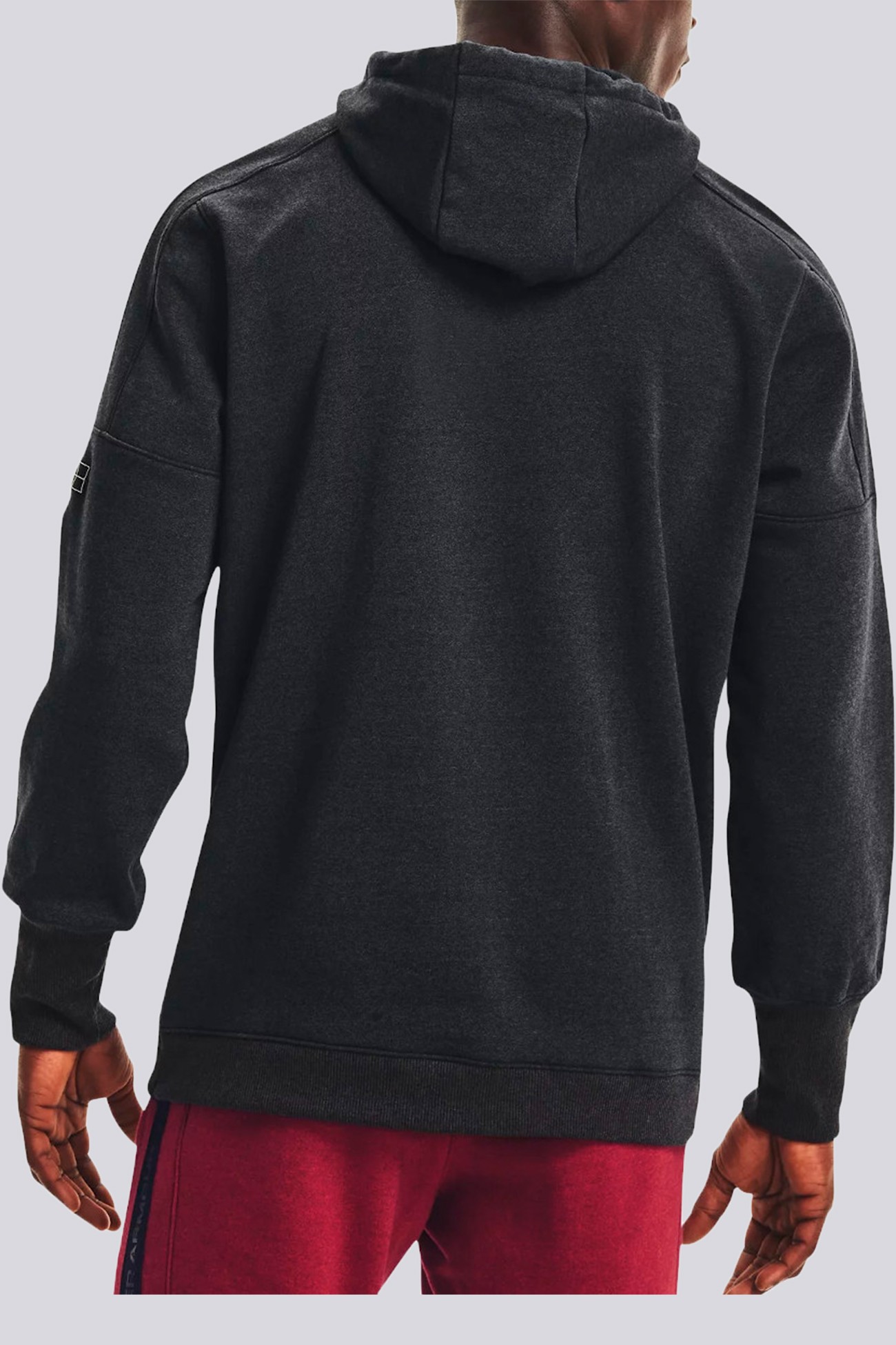 Толстовка мужская Under Armour Accelerate Off-Pitch Hoodie черная 1356763-002 изображение 3